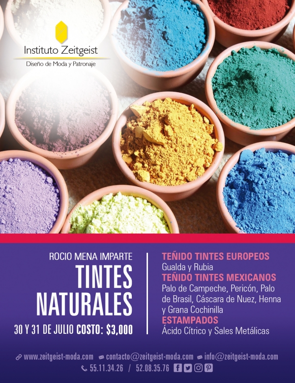 TINTES NATURALES Imparte Rocio Mena